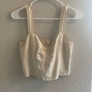 Linen Crop Tank
